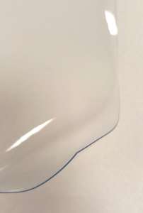 TR50/180 Transparent 0.5mm largeur 180cm